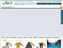 Tablet Screenshot of le-yeti.net
